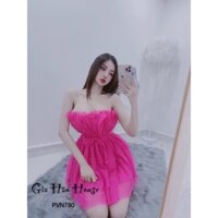 g8- đầm cúp lưới Hồng