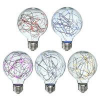 G80 Star Starry Sky Edison LED Firework Filament Retro Xmas Decor Light 5Color Light Bulb AC85-265