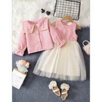 G84829 Set áo khoác kèm váy