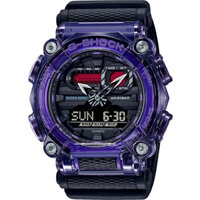 GA-900TS-6A | Đồng Hồ Casio | G-Shock | Nam | Dây Vải | Vỏ Trong Suốt | Chống Nước WR20BAR | Pin 7 Năm