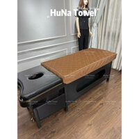 Ga Bọc Cotton Chần Bông cho Giường Gội Đầu, giường 2in1 có may theo số đo