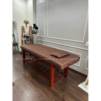 Ga bọc đệm cotton chần bông kèm vỏ gối cho giường spa, massage, phun xăm (khoét lỗ theo yêu cầu)