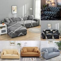 Ga bọc ghế sofa vải bọc sofa vải trơn co dãn cho ghế đơn và ghế góc L