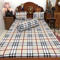 Ga bọc nệm 2m2 thun hàn quốc bộ 4 món 1 ga 3 vỏ gối