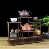 Gà cánh rắn gỗ tím cát ấm cụ đứng giá trà phong cách rõ ràng boko rack đa bảo các kệ trưng bày cơ sở