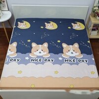 Ga Chống Thấm Cao Cấp Cotton Hàn Quốc, Ga trải giường chống thấm cho bé chất liệu cotton thoáng mát, không bí
