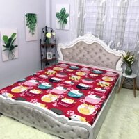 Ga chống thấm có họa tiết cotton màu sắc ngộ nghĩnh cho bé cực an toàn 1M6x2m