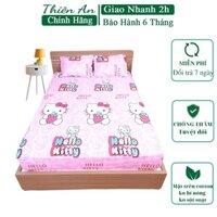 Ga chống thấm cotton cao cấp Thiên An, drap chống thấm cho bé { Hàng lẻ size 1m2, 1m4 }