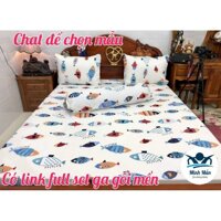 GA CHỐNG THẤM COTTON THUN NANO THOÁNG KHÍ ĐÀN CÁ BƠI LỘI - 1m6 x 2m x 20cm