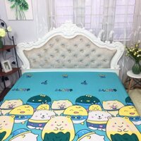 Ga Chống Thấm Hoạ Tiết Cotton_MẪU GẤU XANH