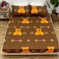 ga chun bọc đệm (1 ga chun, 2 vỏ gối đầu)