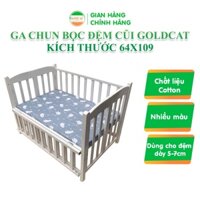 Ga Chun Bọc Đệm Cũi GOLDCAT G64Chất Liệu Cotton Mềm Mịn, Thiết Kế Ngộ Nghĩnh Nhiều Màu Sắc