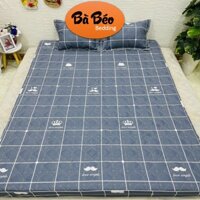 Ga Chun Kèm 2 Vỏ Gối Chần Bông, Bộ Ga Gối Chun Chần Cotton Poly, Drap Giường, set ga gối 3 món, Đủ Kích Thước M2/M6/M8/2