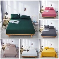 Ga chun trải đệm Cotton Tici ( không kèm vỏ gối), drap nệm bo chun đủ kích thước chất Cotton mềm mát.