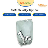 Ga cũi cho bé Goldcat- cotton thô lụa mát mịn, ôm đệm kích thước 72x110cm cho cũi 80x120cm