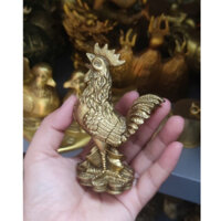 Gà đồng tượng gà đồng phong thủy Gà trống đồng mini  9cm