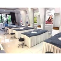 Ga/ Drap giường spa ,nối mi, phun xăm chất liệu thun kích thước may theo yêu cầu- inbox báo kích thước