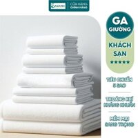 Ga Giường Cao Cấp Vải Cotton Tự Nhiên SAGATEX, Tiêu Chuẩn Khách Sạn 5 Sao, Mật Độ Sợi Vải Lên Đến T500