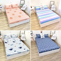 Ga Giường Cotton Poly, Ga Nệm Drap Giường Bốn Mùa Đủ Size Đủ Màu.