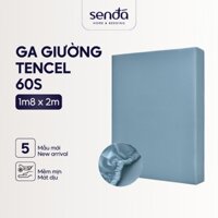 Ga giường Lụa Tencel 1m8x2m Sen Đá Home Bedding cao cấp trơn màu, drap bo chun trải nệm 1m8 x 2m, ra bọc đệm mát lạnh