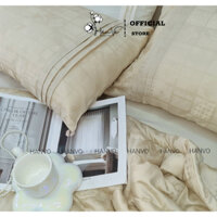 Ga giường LỤA TENCEL 60s 1m6 1m8 2m Hân Võ Bedding hoạ tiết vân chìm sang trọng, mềm mát mịn cao cấp