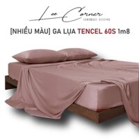 Ga giường Lụa Tencel 60s 1m8x2m LEE CORNER cao cấp, drap bo chun trải nệm 1m8 x 2m,ra bọc đệm mát lạnh (may theo yêu cầu)