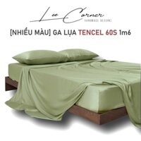Ga giường Lụa Tencel 60s 1m6x2m LEE CORNER cao cấp, drap bo chun trải nệm 1m6 x 2m, ra bọc đệm mát lạnh (may theo yêu cầu)