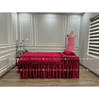 Ga giường spa, nối mi, phun xăm NHUNG NHÁM siêu vip