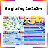 Ga giường thun lạnh 2m2x2m ga nệm