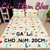 Ga Giường Thun Lạnh hàn quốc không áo gối cho nệm cao 20cm