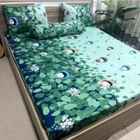 Ga Giường Thun Lạnh Lụa hàn quốc cao cấp- không vỏ gối