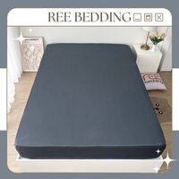 Ga giường thun lạnh trơn REE Bedding nhiều màu đủ size drap trải nệm