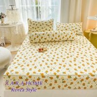 ga giường trần bông vải đũi sơ đậu nành không kèm gối hàng nhập khẩu team mác chính hãng