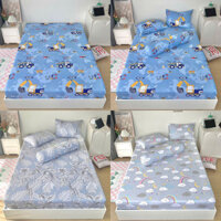 Ga giường và vỏ gối Tencel Họa Tiết REE Bedding đủ size trải drap nệm 1m2, 1m6, 1m8