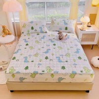 Ga gối Cotton Đũi Đậu nành ga bọc nệm tiện lợi, ,chuẩn hàng nhập loại 1 (ga kèm 2 vỏ gối)