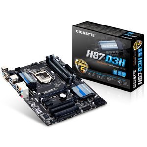 Bo mạch chủ - Mainboard Gigabyte GA H87-D3H - Socket 1150, Intel H87, 4 x DIMM, Max 32GB, DDR3