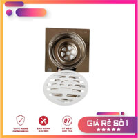 Ga inox đúc bóng 12 x 12 R , ga thoát sàn , chất liệu inox 304 đánh bóng cao cấp