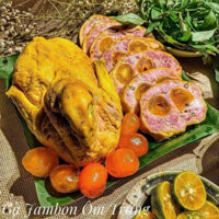 GÀ JAMBON TRỨNG MUỐI