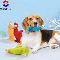 Gà la hét cao su RADIANTEDGE, Đồ chơi cho chó kêu có khả năng nhai bền bỉ, Mô phỏng sáng tạo Linh hoạt Dễ dàng làm sạch thú cưng Bóp đồ chơi âm thanh Ngựa
