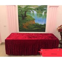 Ga nhung giường nối mi, spa, phun xăm( hàng đặt may)kèm vỏ gối