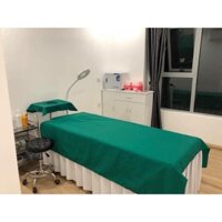 Ga Phủ Giường Spa - Ga Giường Phẫu Thuật Xanh