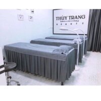 Ga phủ trải giường spa , nối mi, phun xăm vải thun( hàng may theo kt)