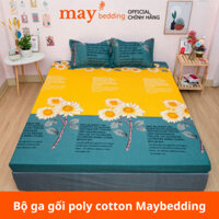 Ga poly chun bọc đệm, drap trải giường kích thước 1m6x2m hoặc 1m8x2m (1ga+2 vỏ gối)