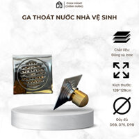 Ga thoát nước nhà vệ sinh inox 304, phễu thoát sàn nhà tắm không gỉ chống mùi hôi, côn trùng tuyệt đối