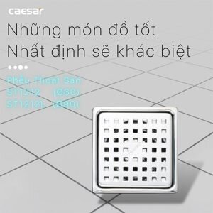 Ga thoát sàn Caesar ST1212L (Ø90)