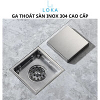 Ga thoát sàn cao cấp inox 304 thông minh phễu thoát sàn ngăn mùi GA 06 Phi 76