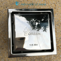Ga thoát sàn ngăn mùi AQUA Inox SUS 304 dạng phễu nước - Chống mùi hôi và côn trùng tuyệt đối