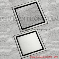 Ga thoát sàn ngăn mùi Inox SUS 304 dạng phễu nước - Chống mùi hôi và côn trùng tuyệt đối