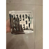 Ga thoát sàn ngăn mùi Inox SUS 304 đúc dày 5ly cao cấp-Chống mùi hôi và côn trùng tuyệt đối về