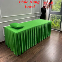 Ga Thun Trải Giường Spa, Drap Giường Gội, Nối Mi, Chất Vải Thun ĐẸP Nhiều Màu ( khoét lỗ theo yêu cầu )
